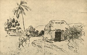 Skisse, 1936 av Paul Gauguin