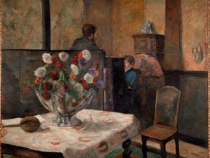 Stilleben med blomster av Paul Gauguin