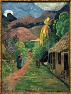 Vei inn i fjellet av Paul Gauguin