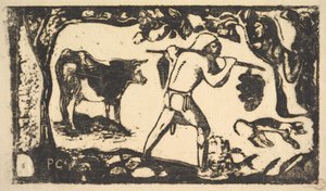 Tahitiske bærende bananer, 1898-99. av Paul Gauguin