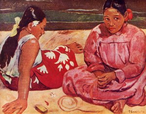 Tahitiske kvinner, 1936 av Paul Gauguin