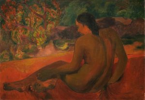 Tahitisk kvinne av Paul Gauguin