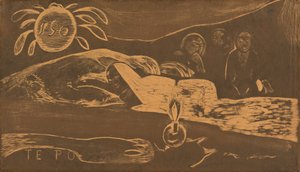 Te Po Den lange natt, 18941895. av Paul Gauguin