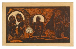 Te atua (Guden), fra Noa Noa-suiten av Paul Gauguin