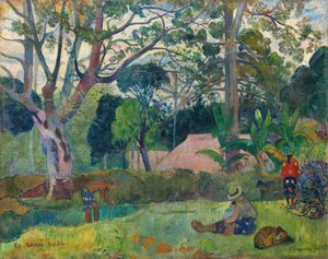 Det store treet, 1891. av Paul Gauguin