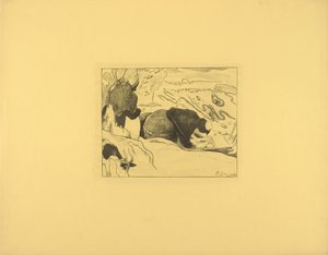 Vaskerinnene av Paul Gauguin