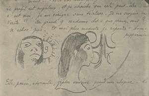 Profilen er kantet, 1936 av Paul Gauguin