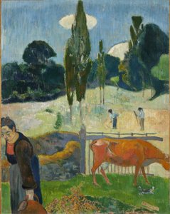 Den røde kua av Paul Gauguin