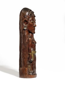 Thérèse, ca. 1902-3 (utskåret mirotre, forgylling og kobberspiker) (se også 2835560-1) av Paul Gauguin