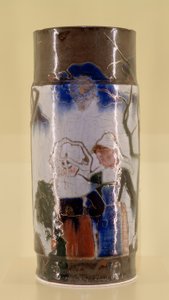 Vase med bretonske scener av Paul Gauguin