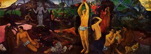 Hvor kommer vi fra - Hva er vi - Hvor skal vi, 1936 av Paul Gauguin