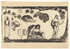 Kvinner, dyr og løvverk av Paul Gauguin