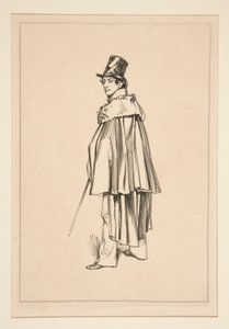 (DRAMATISK KUNSTNER.) av Paul Gavarni