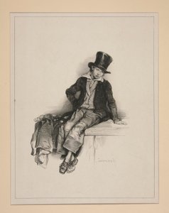(STUDIE D av Paul Gavarni