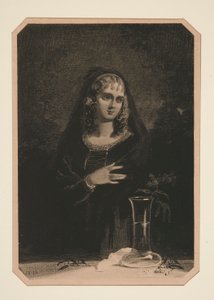(HAN KRYSTALLVASE.) av Paul Gavarni