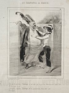 Karneval, 1841-1843. av Paul Gavarni