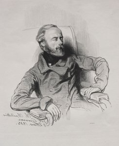 Ch. Lysekrone, 1842. av Paul Gavarni