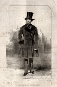 Kostymer d Humann, 1843. av Paul Gavarni