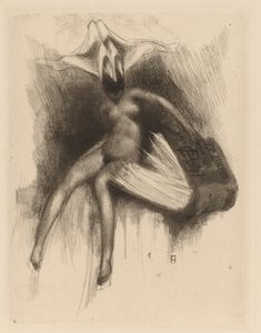 Eks Libris C. Patel av Paul Gavarni