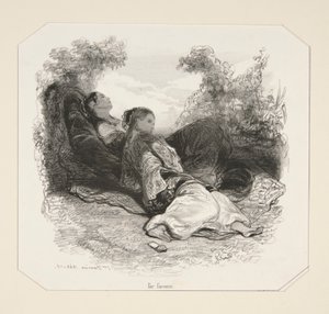 blomster av av Paul Gavarni