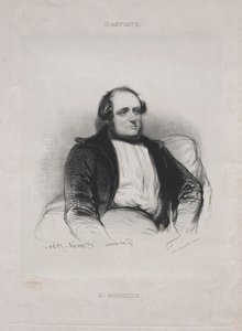 Henri Bonaventure Monnier, 1840. av Paul Gavarni