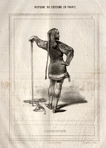 Historie om kostyme i Frankrike: Tormentor av Paul Gavarni