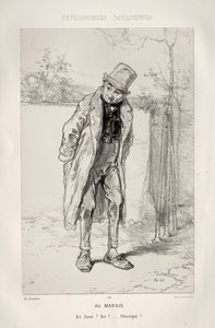 I kvarteret Marais. av Paul Gavarni