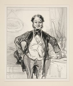 Jeg er ektemannen til Madame Jolibiais. av Paul Gavarni