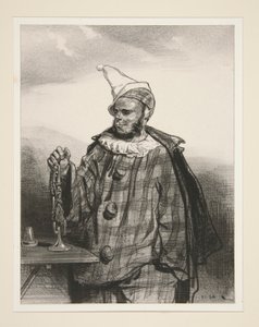 BENCHTOPP-TROMPETEN. av Paul Gavarni