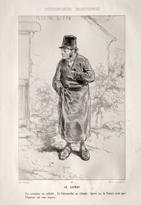 mandag av Paul Gavarni