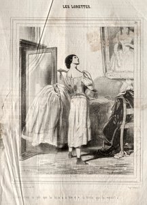 The Lorettes, 1842. av Paul Gavarni