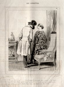 The Lorettes, 1842. av Paul Gavarni