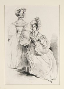 MAI 1836. Kjortler av jaconas. av Paul Gavarni