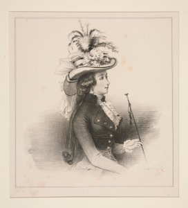 PARIS MODES I 1787 av Paul Gavarni