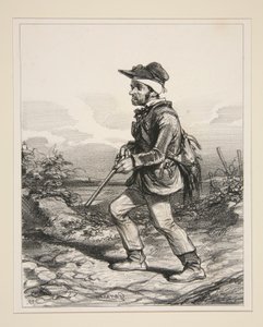 Mr. Gontard, / (fra Clos-Gorju), / Storeier, stemmeberettiget, / på jakt etter l av Paul Gavarni