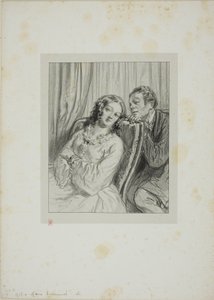 Masker og ansikter: Mme. Beauminet av Paul Gavarni