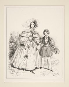 MORGEN USVIKTIGHET. 1835. av Paul Gavarni
