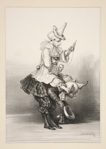 PAILLASSE OG PIERROT av Paul Gavarni