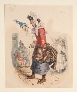 PYRENISK SHERFEDESS. - BERGERE DES PYRENEES. av Paul Gavarni
