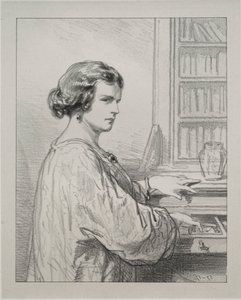 Par-ci, par-lá: Boudoir-nøkkelen åpner mange hemmeligheter, 1854-1856. av Paul Gavarni