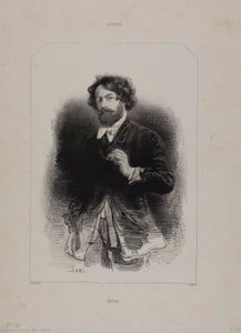 Selvportrett av Paul Gavarni