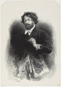 Selvportrett av Paul Gavarni