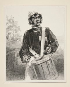 Landsbytromme. av Paul Gavarni
