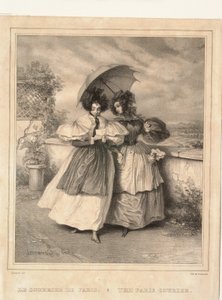 Paris-kureren (Le Courrier de Paris) av Paul Gavarni