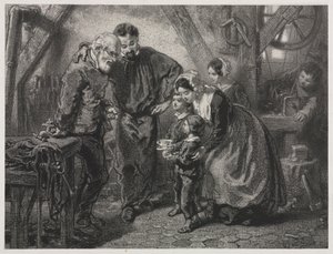 Arbeiderens bursdag av Paul Gavarni