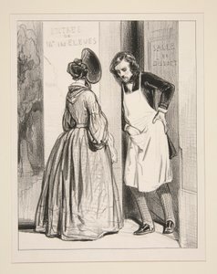 Det har gått åtte måneder, Auguste, siden du lovet meg en kappe av Paul Gavarni