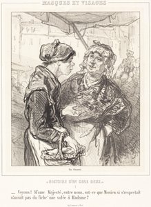 «La oss se! Madame Majestet...» av Paul Gavarni
