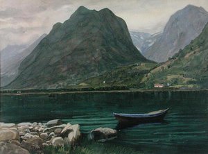 Norsk landskap av Paul Gerhard Rosen
