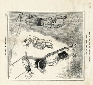Illustrasjon av Hadol (1835-1875) i Le Charivari av Paul Hadol