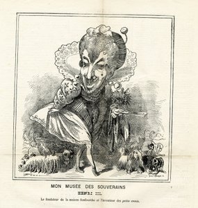 Illustrasjon av Hadol (1835-1875) i Le Charivari av Paul Hadol